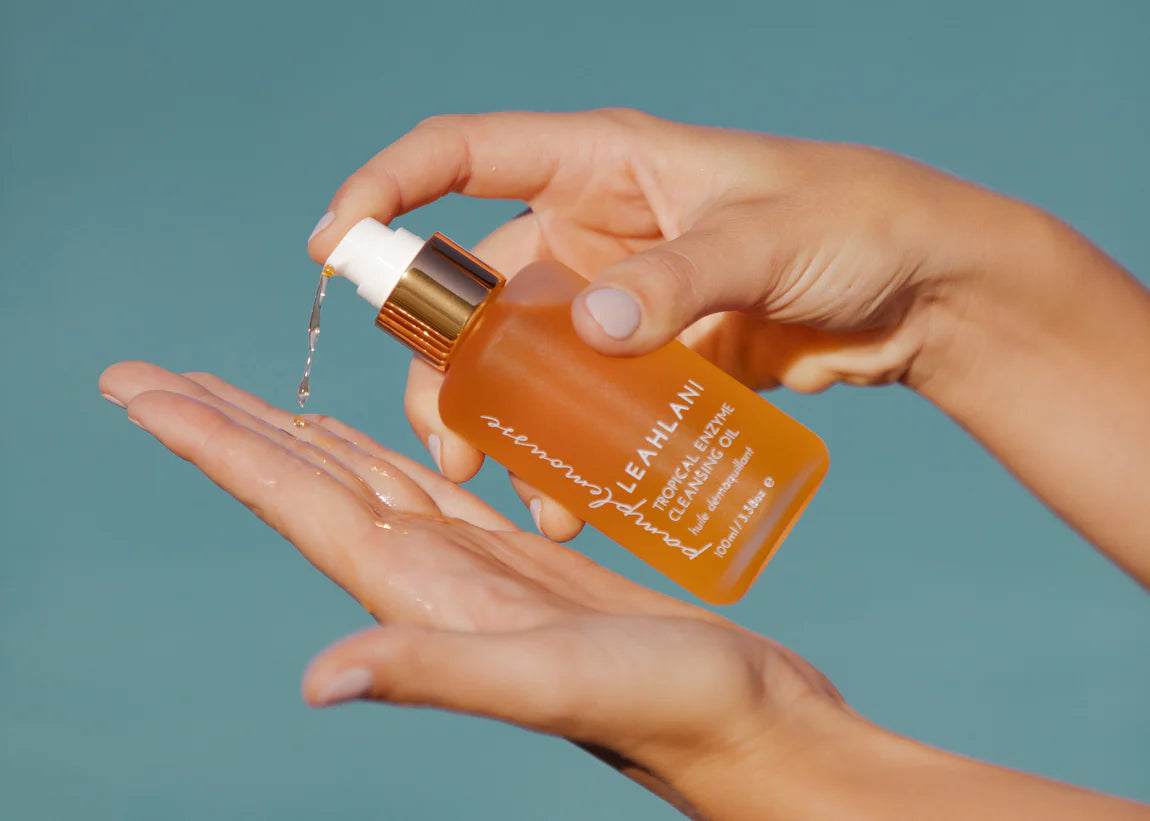 Leahlani Pamplemousse Tropical Enzyme Cleansing Oil – Brightening Makeup Remover