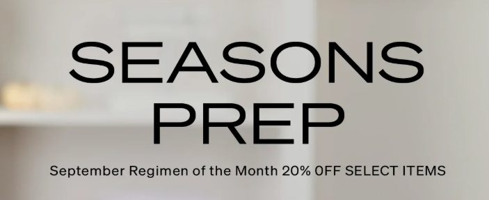 ✨ Seasons Prep: Your September Brightening & Renewal Regimen ✨