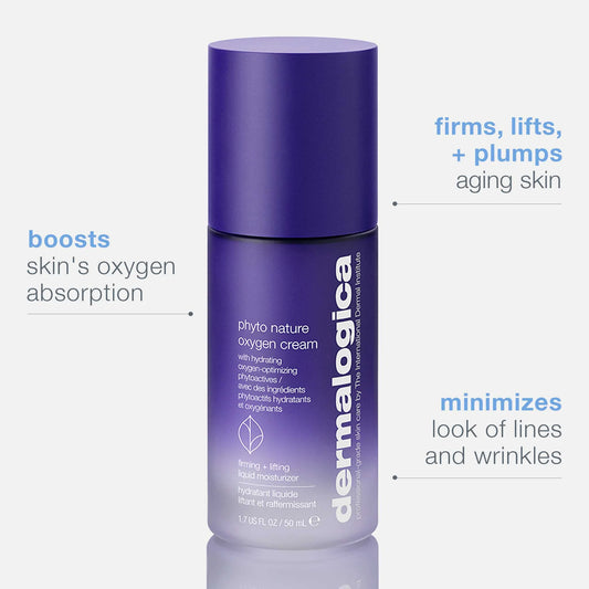 Dermalogica Phyto Nature Oxygen Cream – Firming & Lifting Daily Moisturizer (1.7 oz)