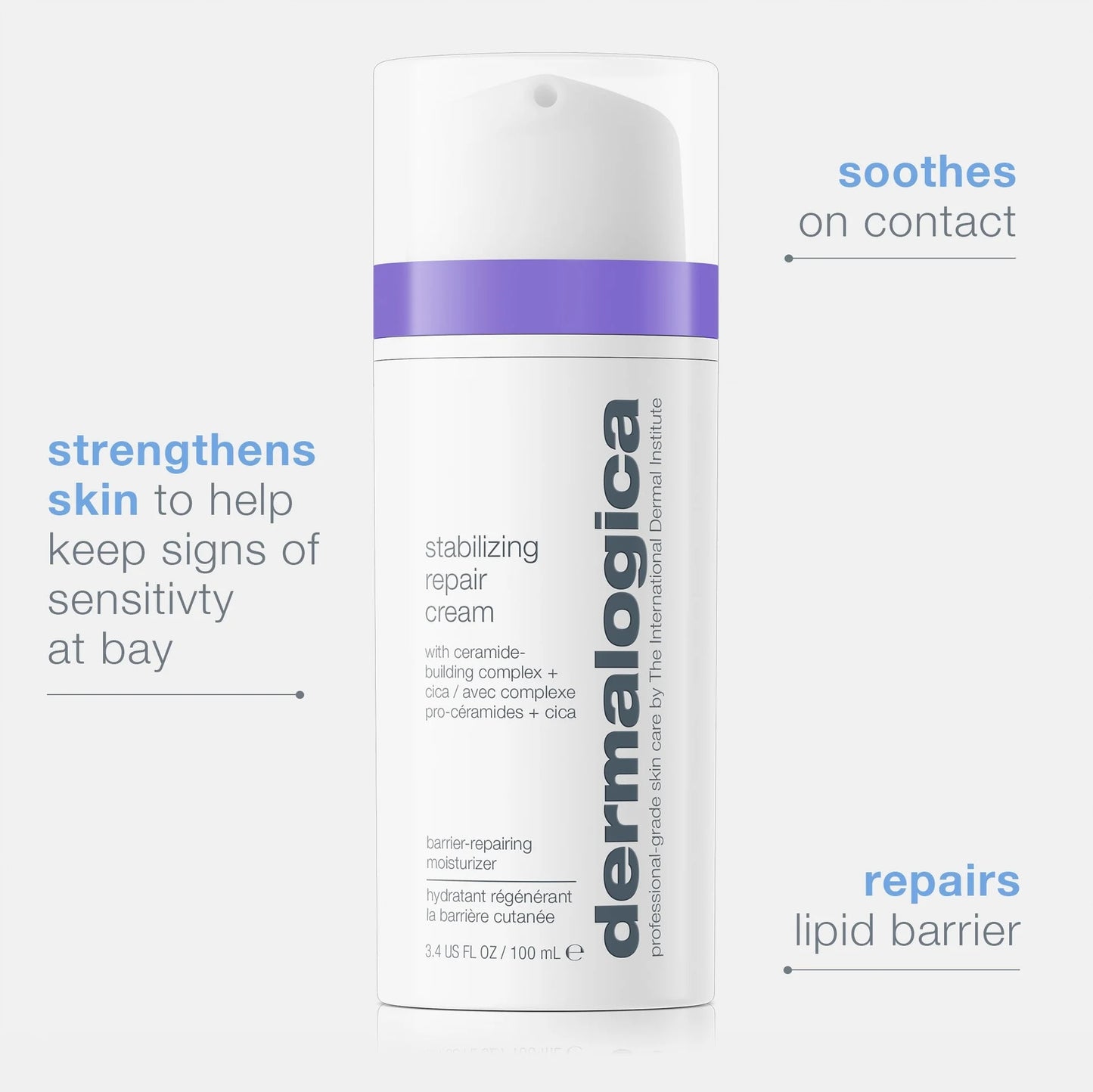 Dermalogica Stabilizing Repair Cream – Soothing Moisturizer for Sensitive & Stressed Skin
