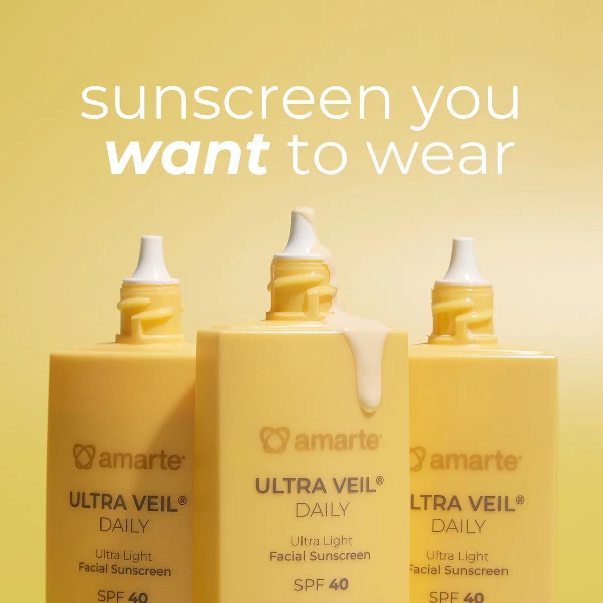 Amarte Ultra Veil® Daily Fluid SPF 40 – Lightweight Antioxidant Sunscreen (2.4 oz)
