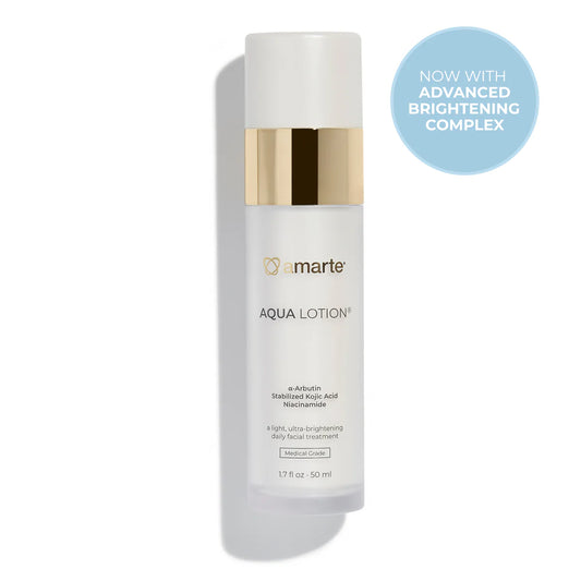 Amarte Aqua Lotion® Brightening Lotion – Lightweight Daily Moisturizer (1.7 oz)